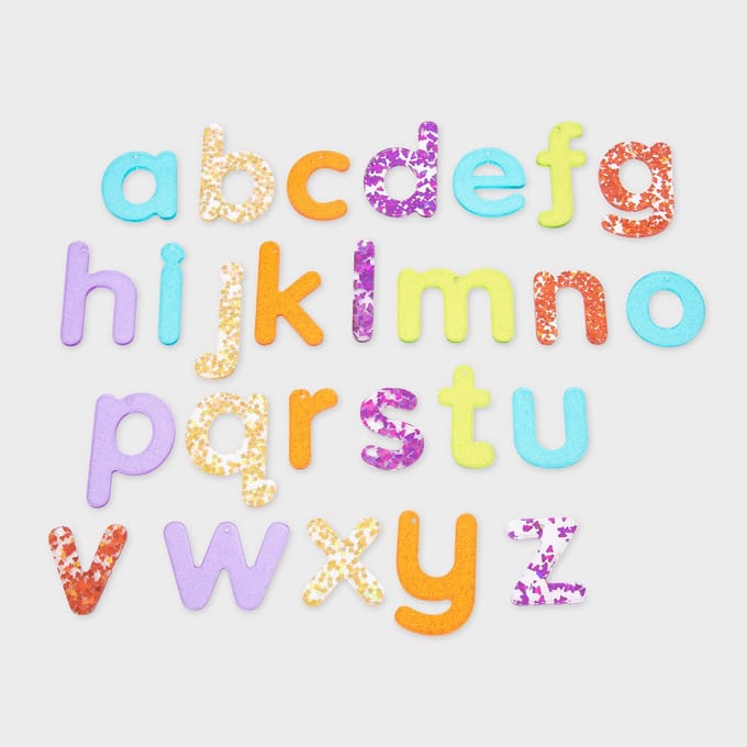 tickit® Doorschijnende Regenboog Glitterletters