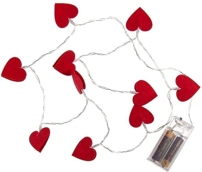 New Age Devi - "10-LED-Lampen-Hart-Slinger: Verlicht Jouw Huis!"