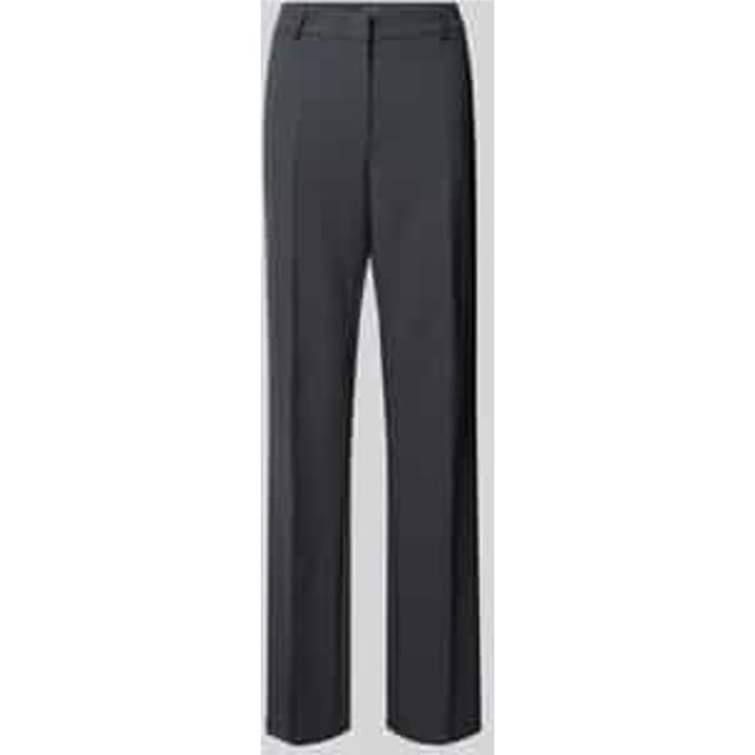 Flared cut broek met persplooien, model 'Cleona classic'