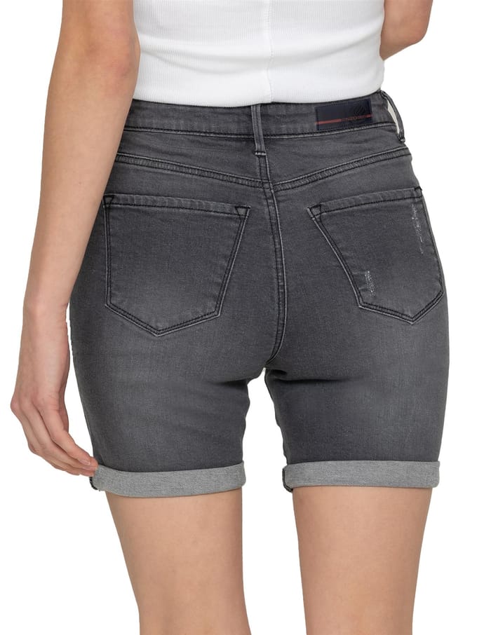 Enzo | Denim Shorts - Grijs