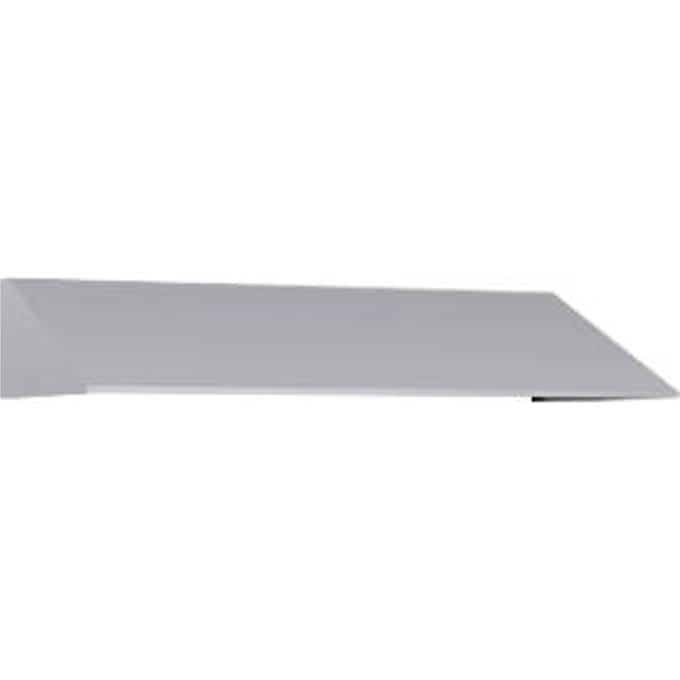 C+P schuin dak, voor kastbreedte 1200 mm, aluminium wit