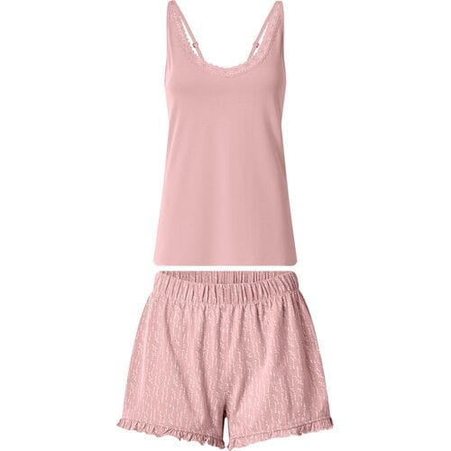 ESMARA Dames shortama, katoen (Lichtroze, M (40/42))