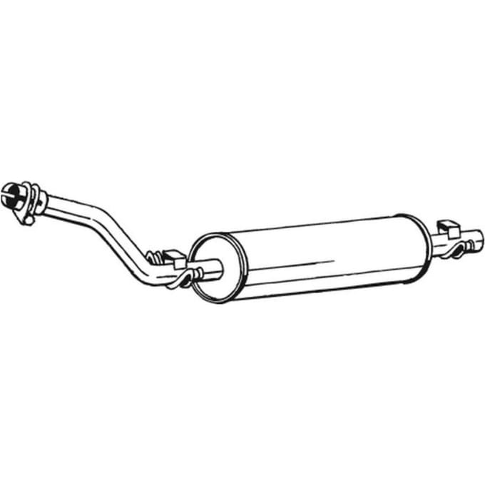 Geluiddemper achter BOSAL 175-019