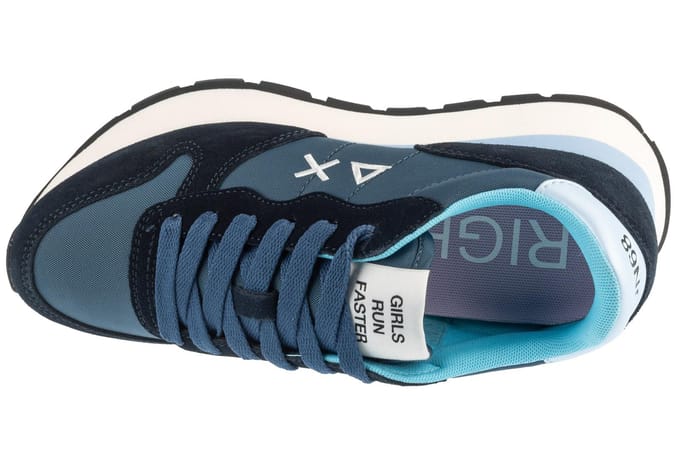 SUN68 Ally Solid, Vrouwen, Marineblauw, Sneakers, maat: 41