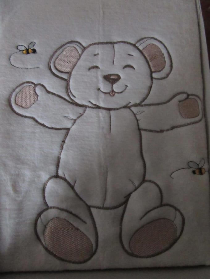 deken wieg beer ercu 75x100 plum plum babygoods