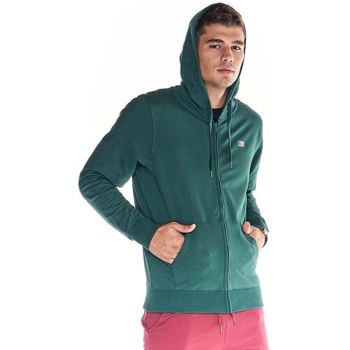 Capuchon sweaters Leone 1947 Man Hoody Full Zip Basic Small Logo