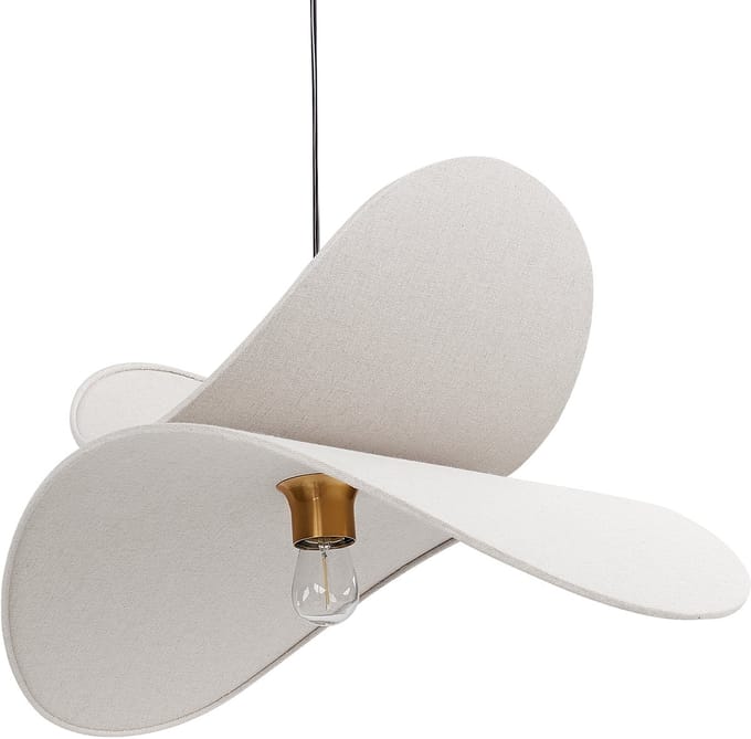 MASCOTA - Hanglamp - Lichtgrijs - Linnen