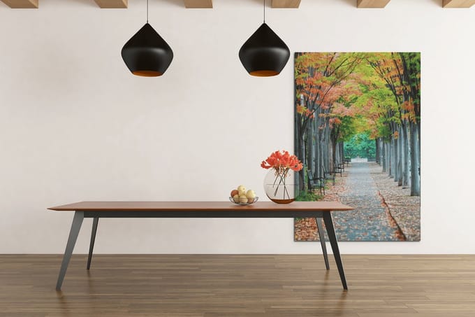 Canvas Schilderij - Landschappen - Herfst - Natuur - 90x60x2 cm