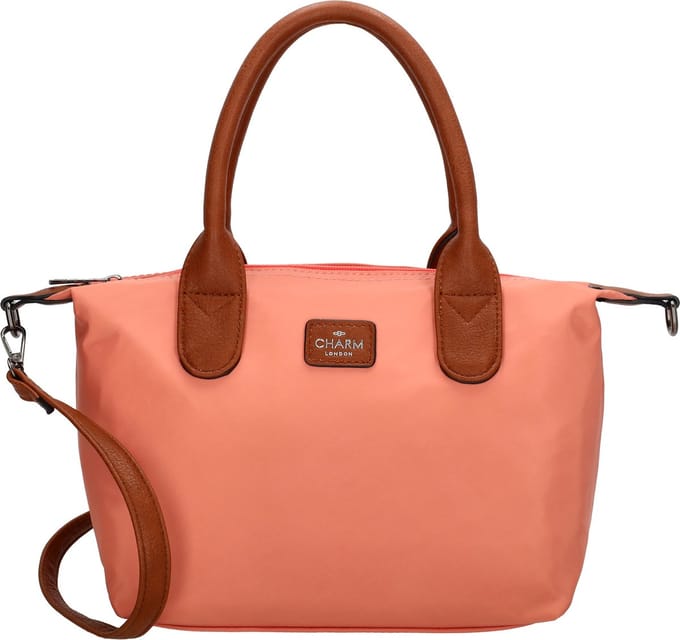 Charm London Buckingham Handtas Crossbody Schoudertas Medium - Koraalrood