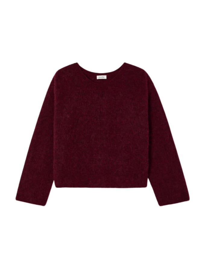 American Vintage Vitow Pullovers Bordeaux Vito18ph26