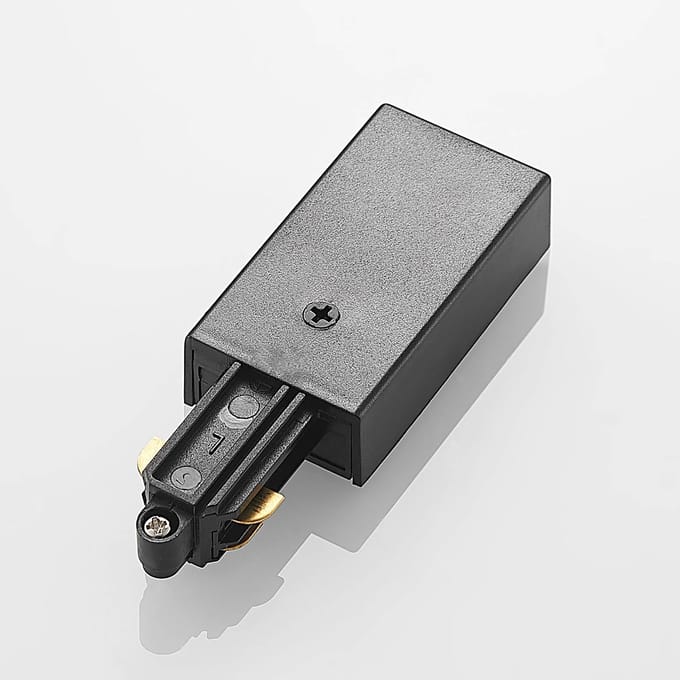 Lindby eindvoeding, zwart, 1-fasensysteem