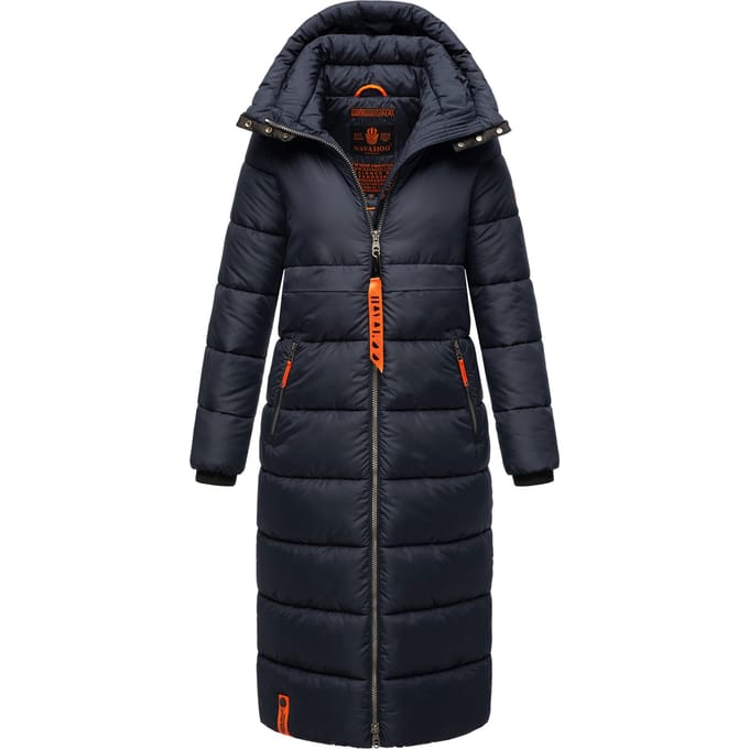 Navahoo dames gewatteerde wintermantel Kristallblume – Warm & Trendy
