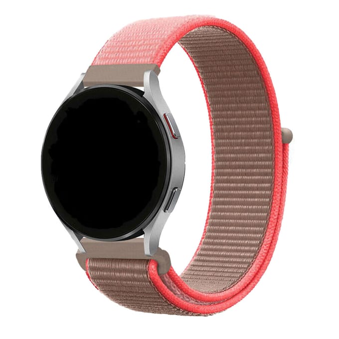 Huawei Watch GT 6 - 46mm nylon bandje (neon pink)