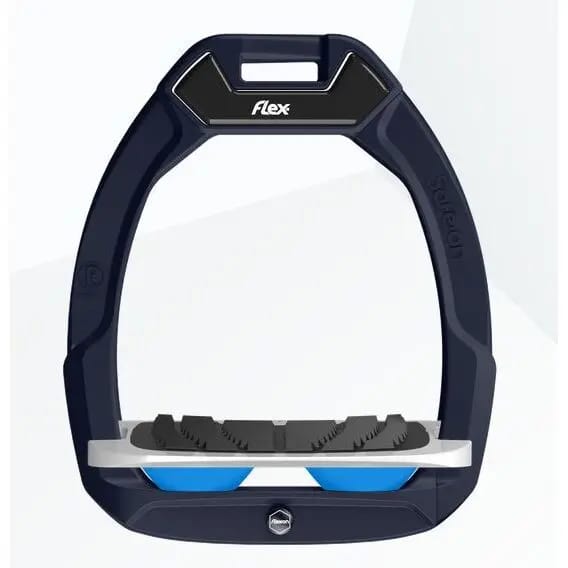 Veiligheidsstrijkers Paardrijden Hellend Grip Groen/Grijs/Blauw Flex-On Safe-On