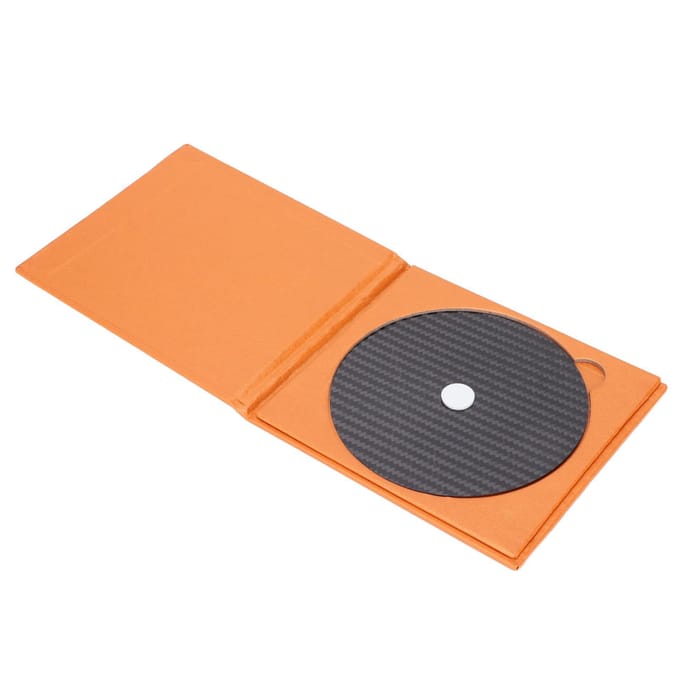 CD DVD Stabilisator Koolstofvezel 0.2mm Tuning Mat Schijfstabilisator voor Toplader SpelerZwart