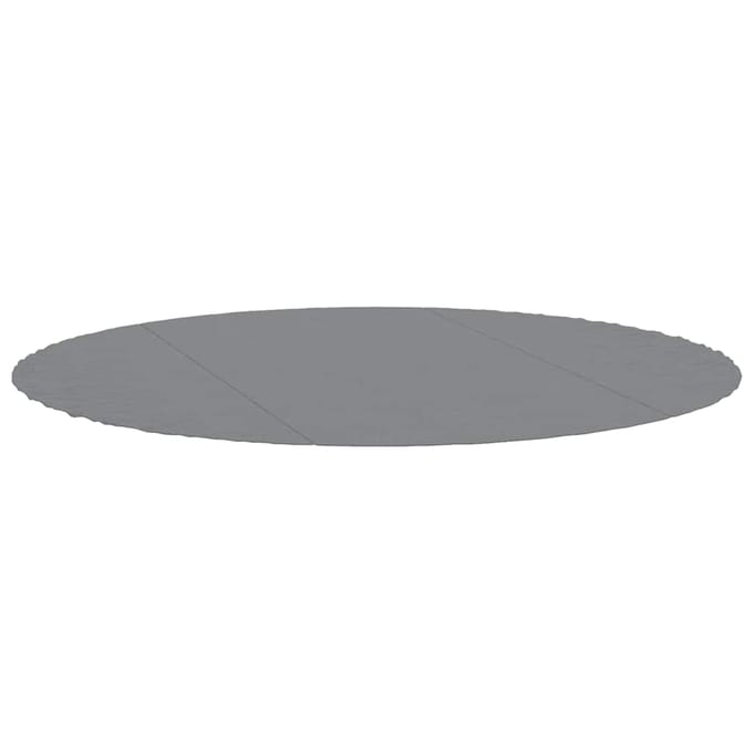 vidaXL - Zwembadgrondzeil - Ø306 - cm - polyester - geotextiel - lichtgrijs