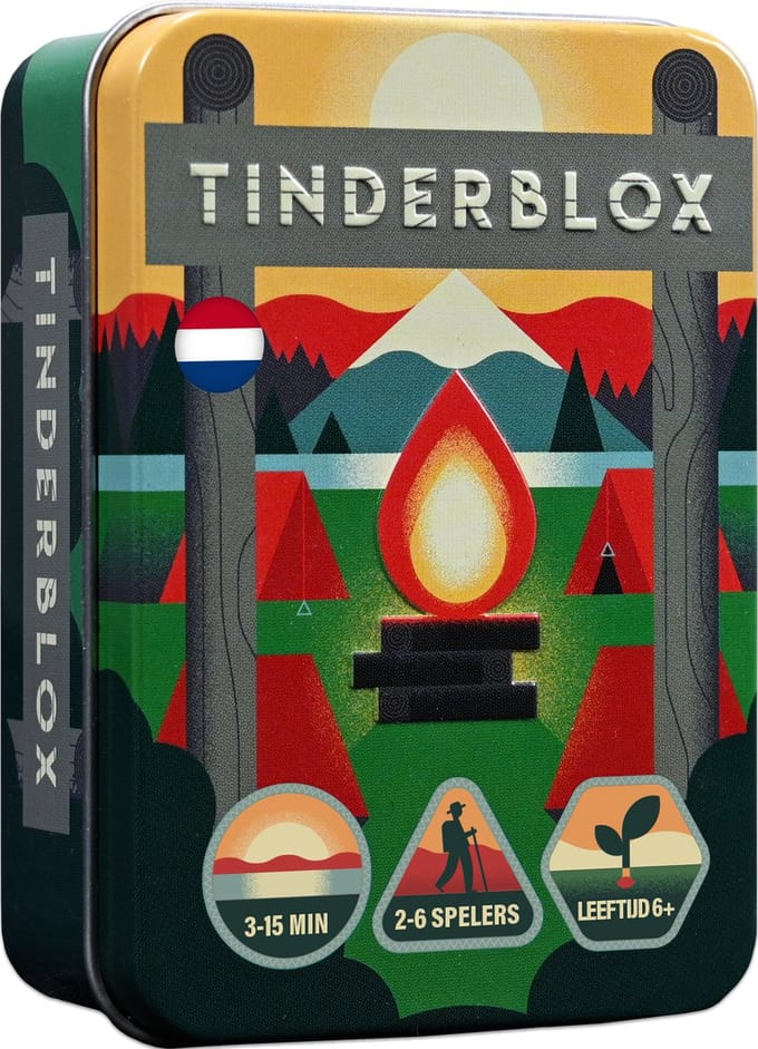 Tinderblox - Snel & Spannend - Compact Gezelschapsspel