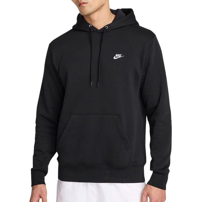Nike Club Pullover Fleece Hoody Zwart K010