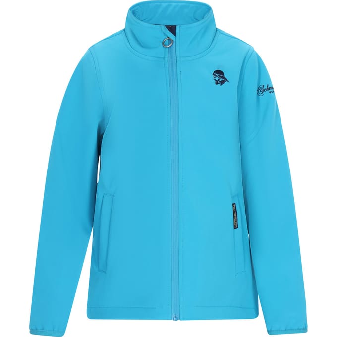 Schmuddelwedda softshell jas jongens (kinderen) Cyaan blauw