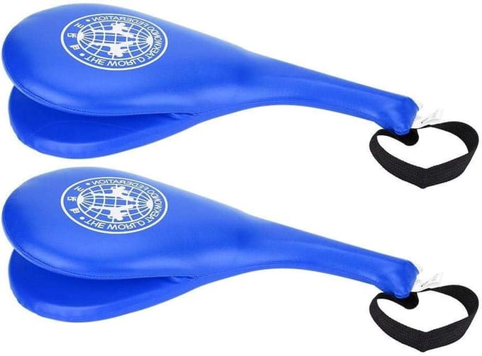 Boks Trainingsdoel - Stootkussen Set - Sport Training - Schokabsorberende Vulling - 38 x 18 cm - Blauw