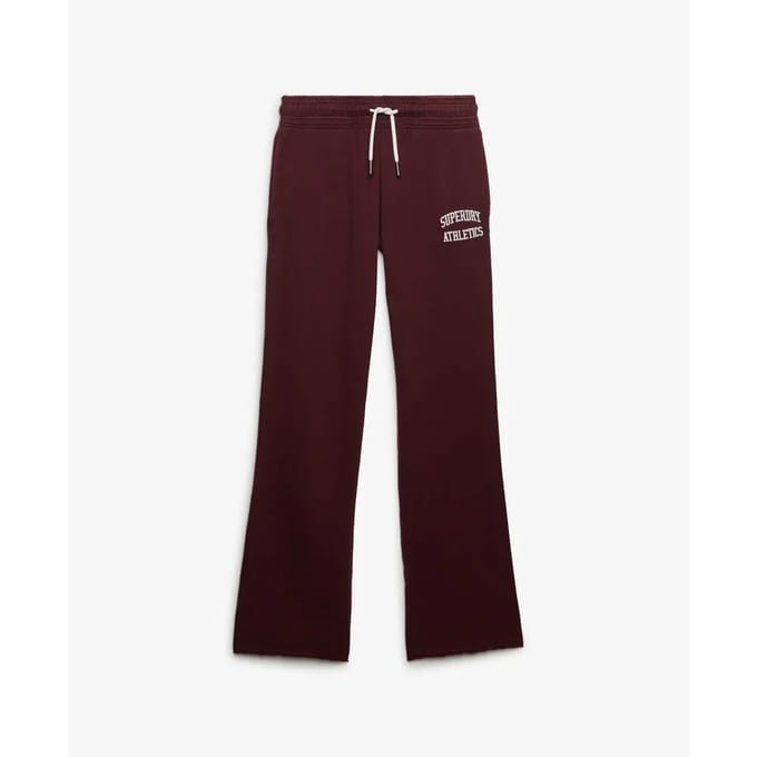 Flared joggingbroek met geborduurd logo voor dames Superdry Athletic