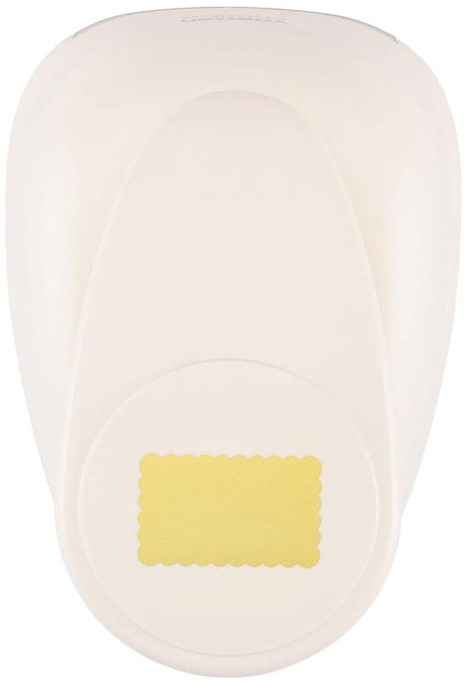 Vaessen Creative Pons - Figuurpons - Rechthoek Geschulpt - 4,1 x 6,7 cm