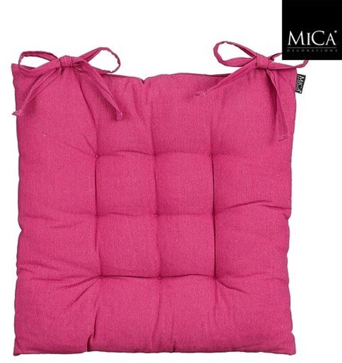 Mica Decorations Como Stoelkussen - 46 x 46 x 7 cm - Roze