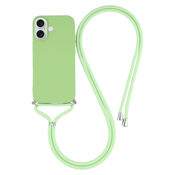 Mocaa Apple iPhone 17 Hoesje met Koord Matcha