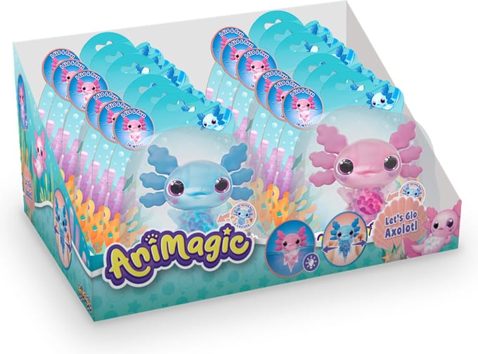 Goliath Animagic Axolotl Asstd - paars Elektroniche knuffels Interactieve knuffels