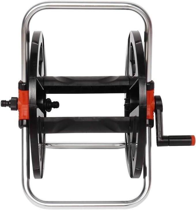 Slanghaspel - Slangwagen Snoerorganisator - Tuinslang Opbergen - Stevig Frame - 35 Meter - Zwart