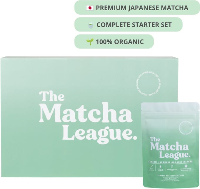 Tea Bar - THE MATCHA LEAGUE. - MATCHA LATTE STARTER PACK
