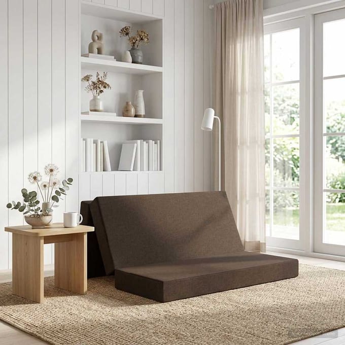 vidaXL - Vouwbare - Sofa - Bed - 200 - x - 67 - x - 45cm - Taupe