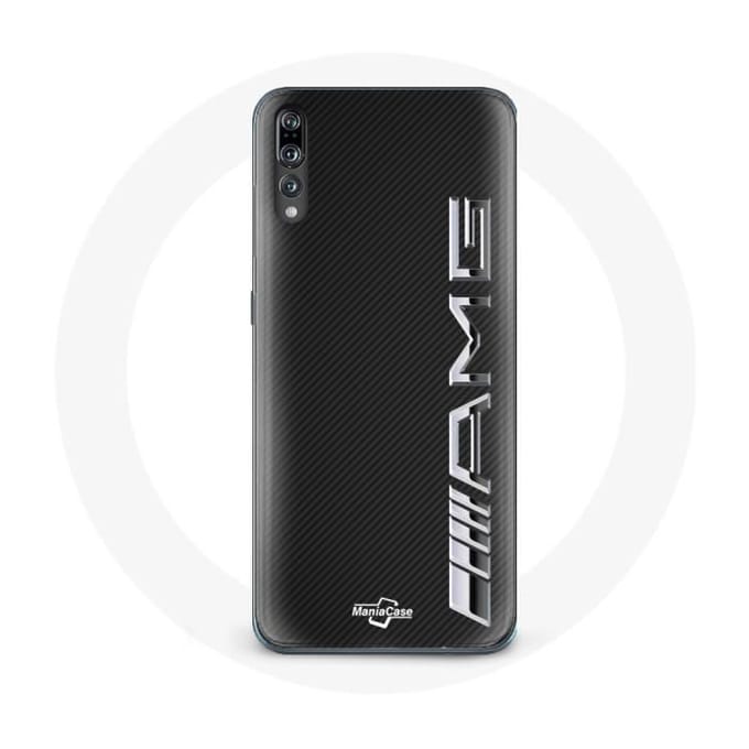 Coque - Huawei - P20 - Logo AMG - Carbone - Protection optimale noir