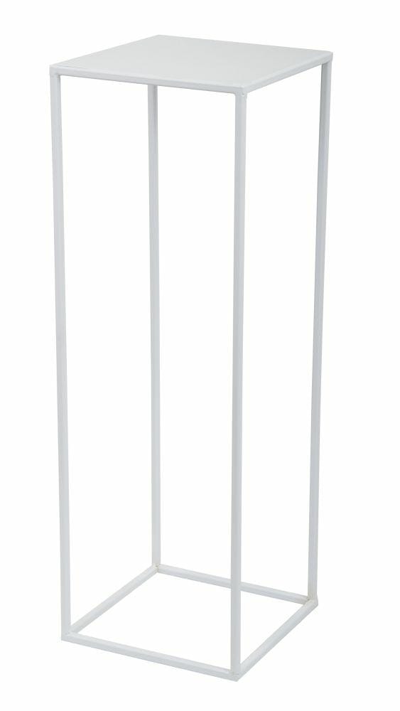 HowHomely - Moderne Plantenstandaard - 70cm - Wit - Loftstijl