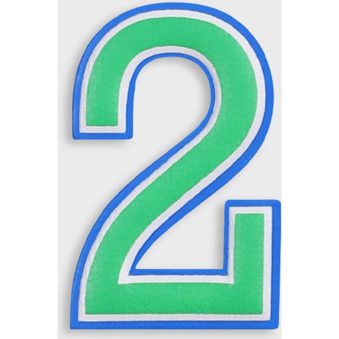 Number 2 Number Sticker