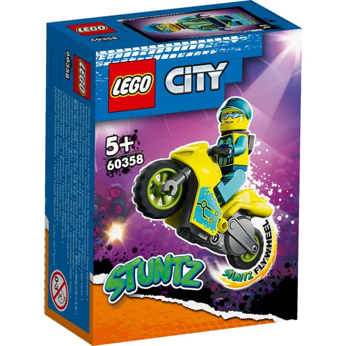 LEGO City Stuntz Cyber stuntmotor - 60358