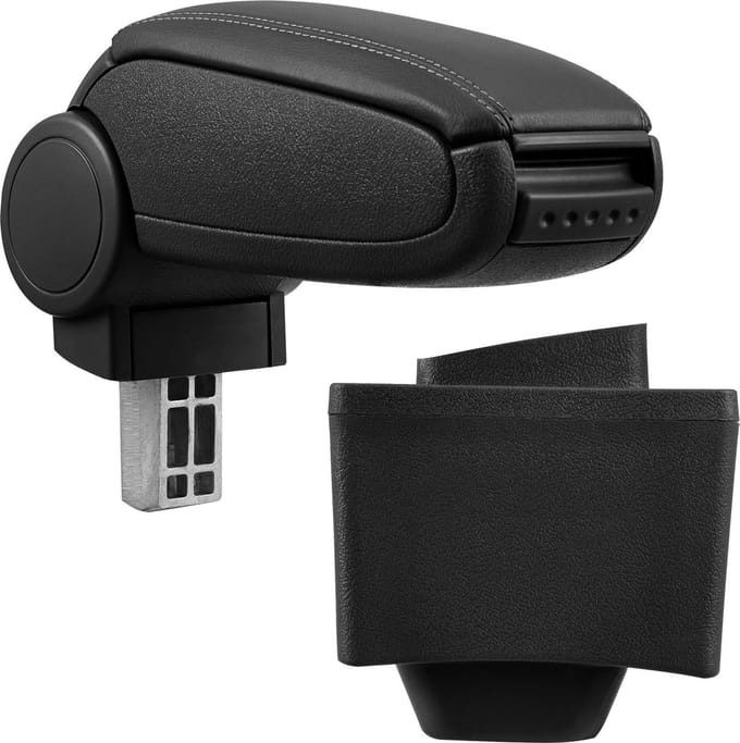 Armsteun voor AUDI A3 8L 1996-2003 kunstleer zwart