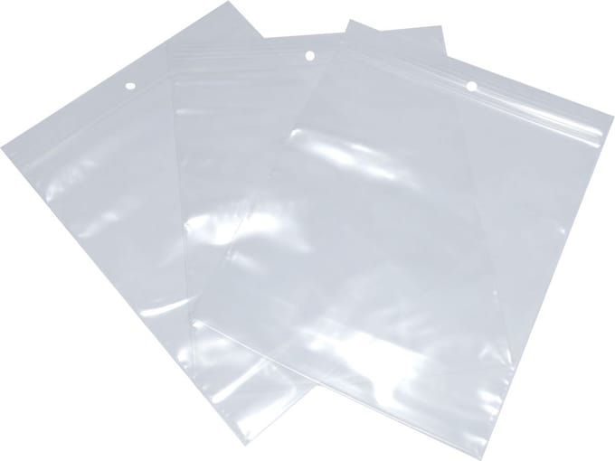 1000 stuks - Gripzakjes - 100 x 150mm - transparant