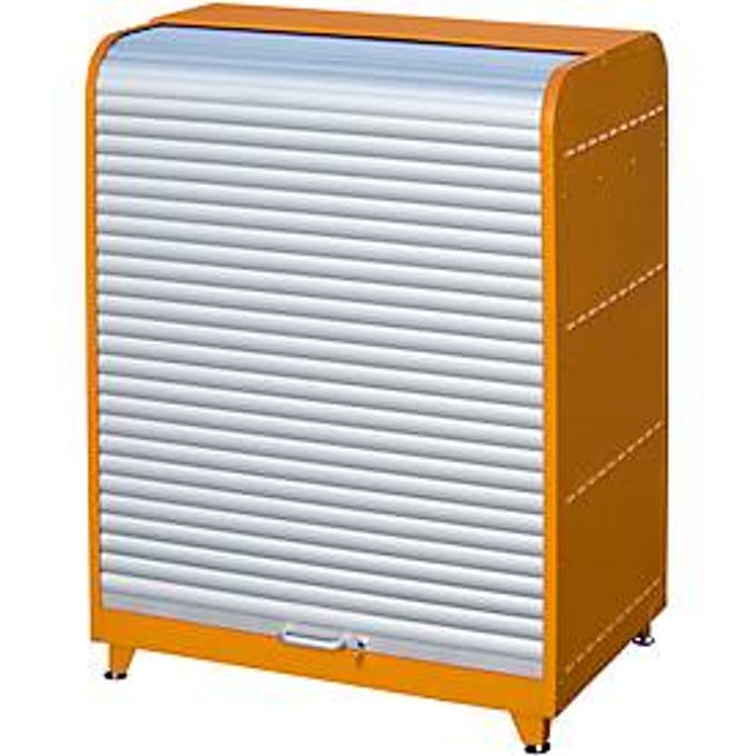 Rolkast voor gevaarlijke stoffen, Type RSG-1, oranje RAL2000