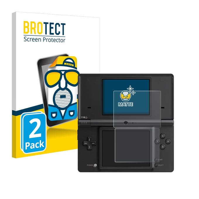 BROTECT - Screenprotector voor Nintendo DSi - Folie Beschermfolie matte 2 Stuks