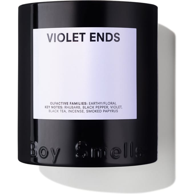 Boy Smells Violet Ends Standard Candle