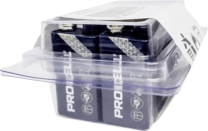 Duracell Procell Industrial 9V batterij (blok) Alkaline 9 V 10 stuk(s)