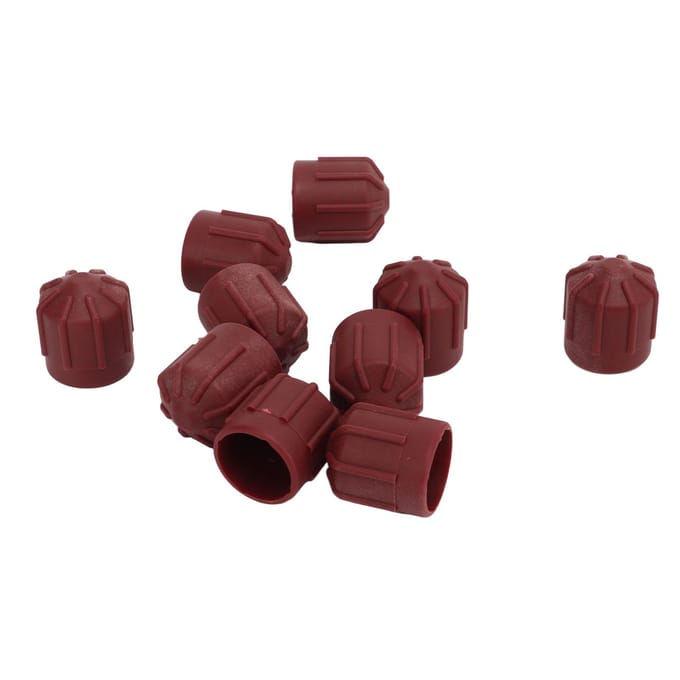 50 stuks Airconditioning Ventieldop ABS Afdekking M10X1 Universeel Ontwerp voor Automotive brown