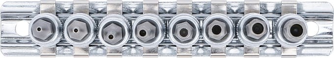 BGS Dopsleutelbitset 1/4 binnenzeskant met boring 2 - 7 mm 8 delig