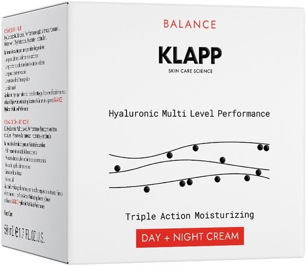 KLAPP Hyaluron Triple Action Moisture Day + Night Cream Gezichtscrème Unisex 50 ml