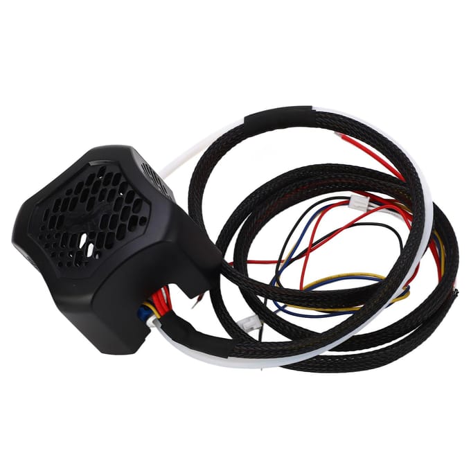 Volledige Hotend Kit 3D Printer Accessoires Hot End Kit met Dubbele Ventilatoren voor voor Ender 3 V2 DC24V black