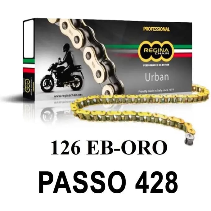 Motorfiets ketting Regina 126eb-oro