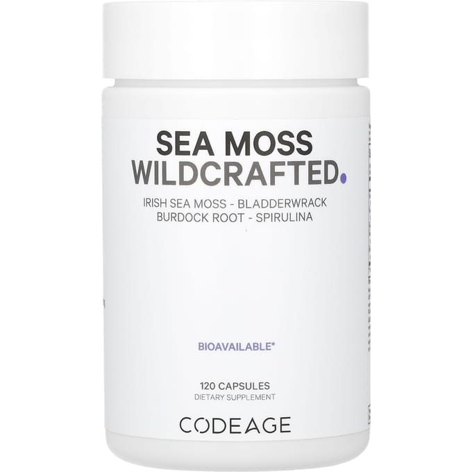Codeage, Zeewier, Wild Gegroeid, 120 Capsules