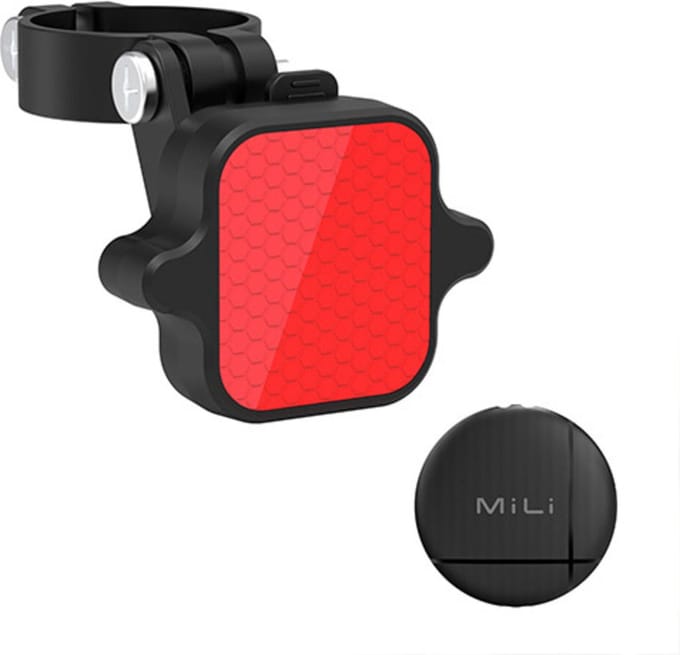 Bluetooth Fietsreflector met Verlichting - Mili LiTag - Waterdicht (IP67) - Veiligheid & Tracker iOS