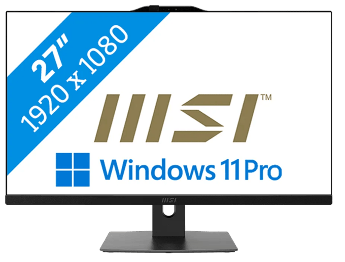 MSI Modern AM272P 1M-845EU All-in-One PC/workstation - Intel Core 7 150U - 27" - 16 GB DDR5-SDRAM - 1 TB SSD - Windows 11 Pro